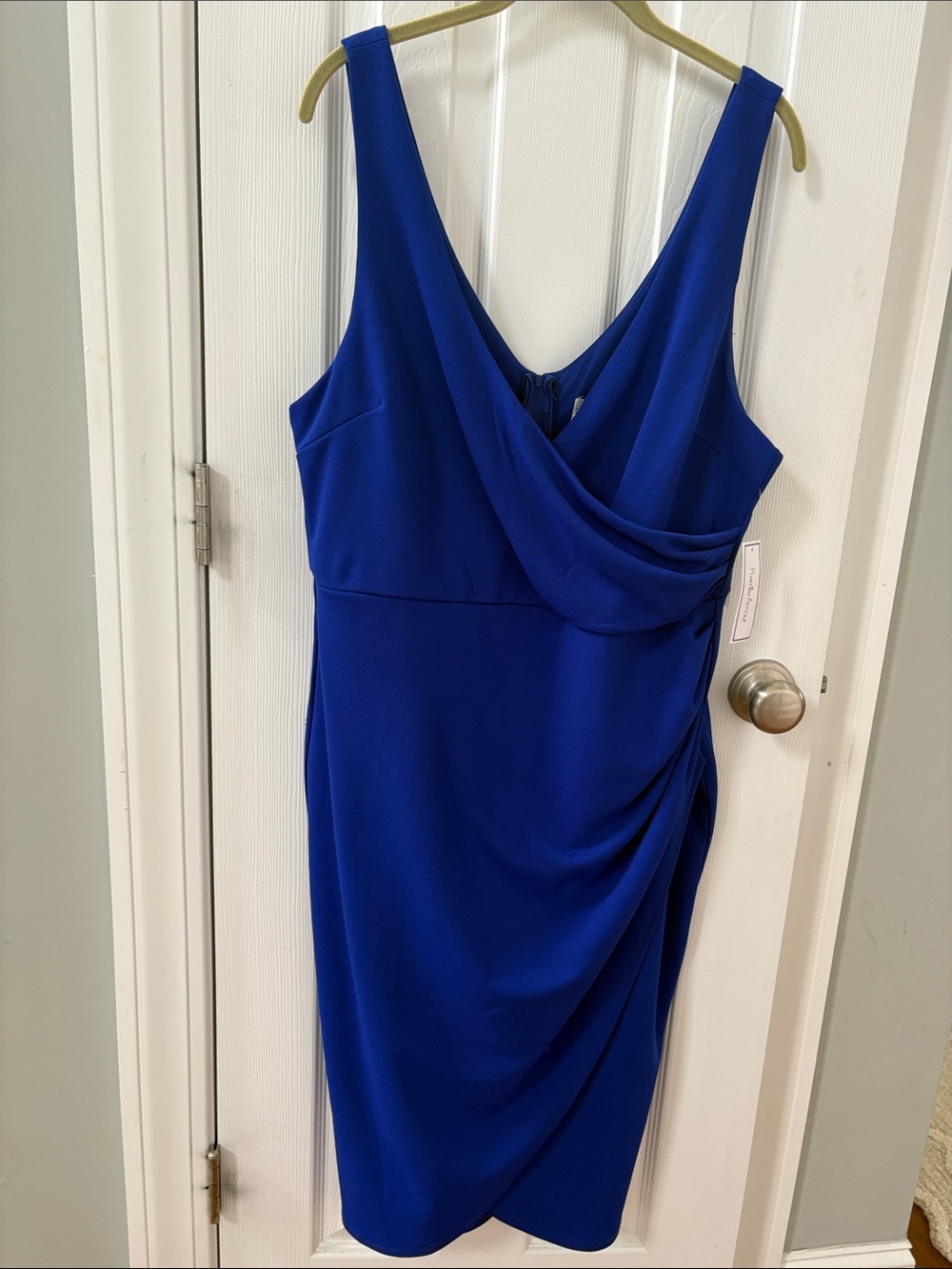 Blue Cocktail Dress Size 18 NWT